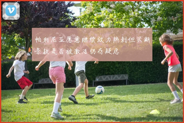 帕利尼亚愿意继续效力热刺但买断条款是否被激活仍存疑虑